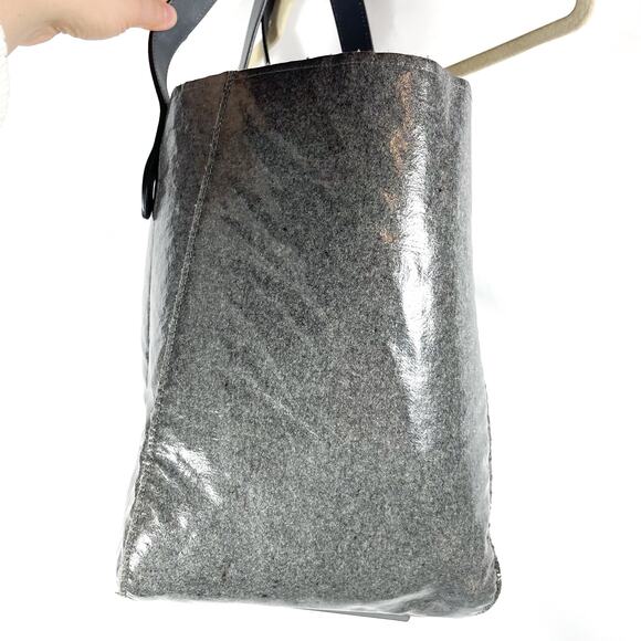 JW Anderson Belt Tote‎ Bag Gray Double Strap Leather Details - Picture 12 of 15